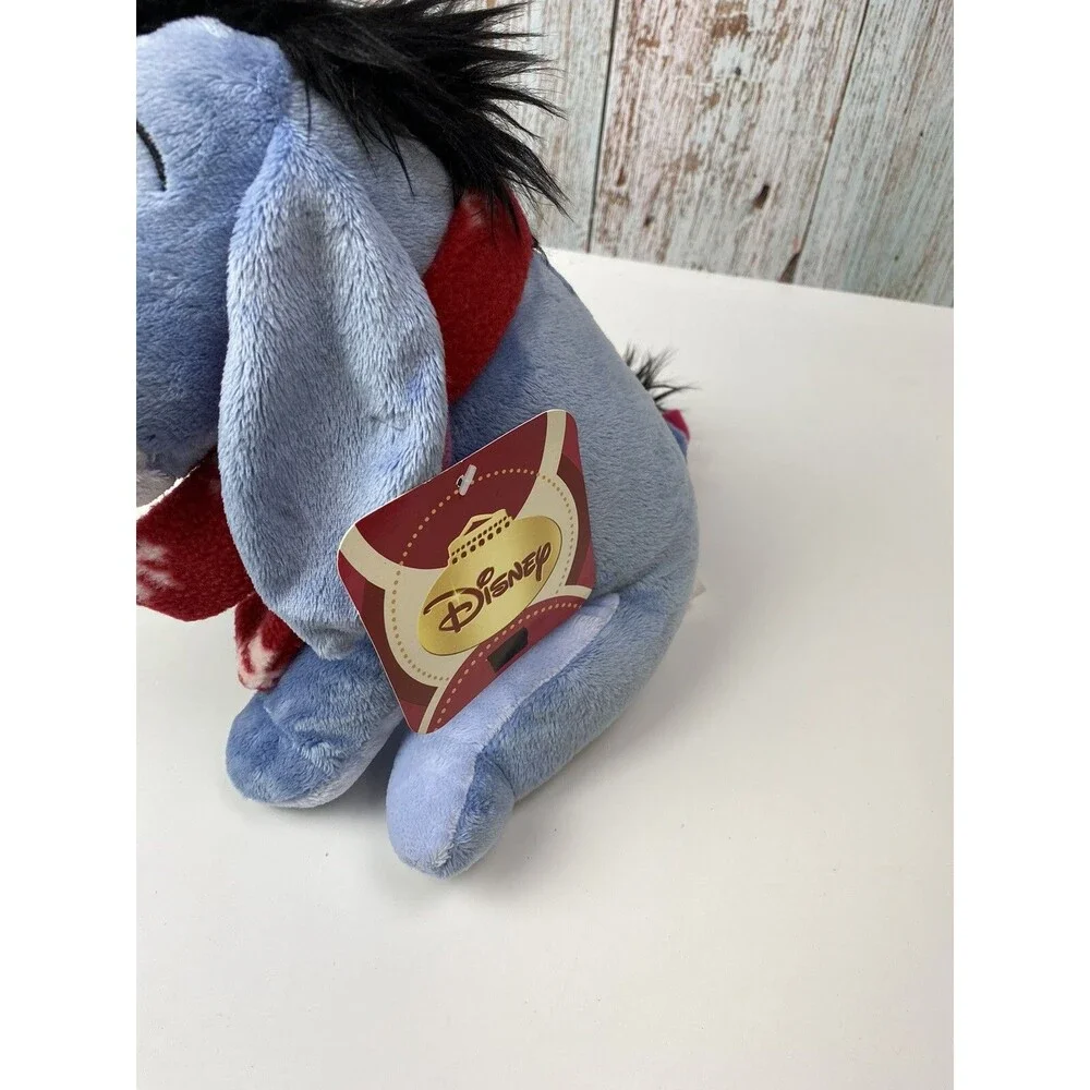 Disney Eeyore Plush w/ Scarf - Winnie the Pooh Super Cute - NWT